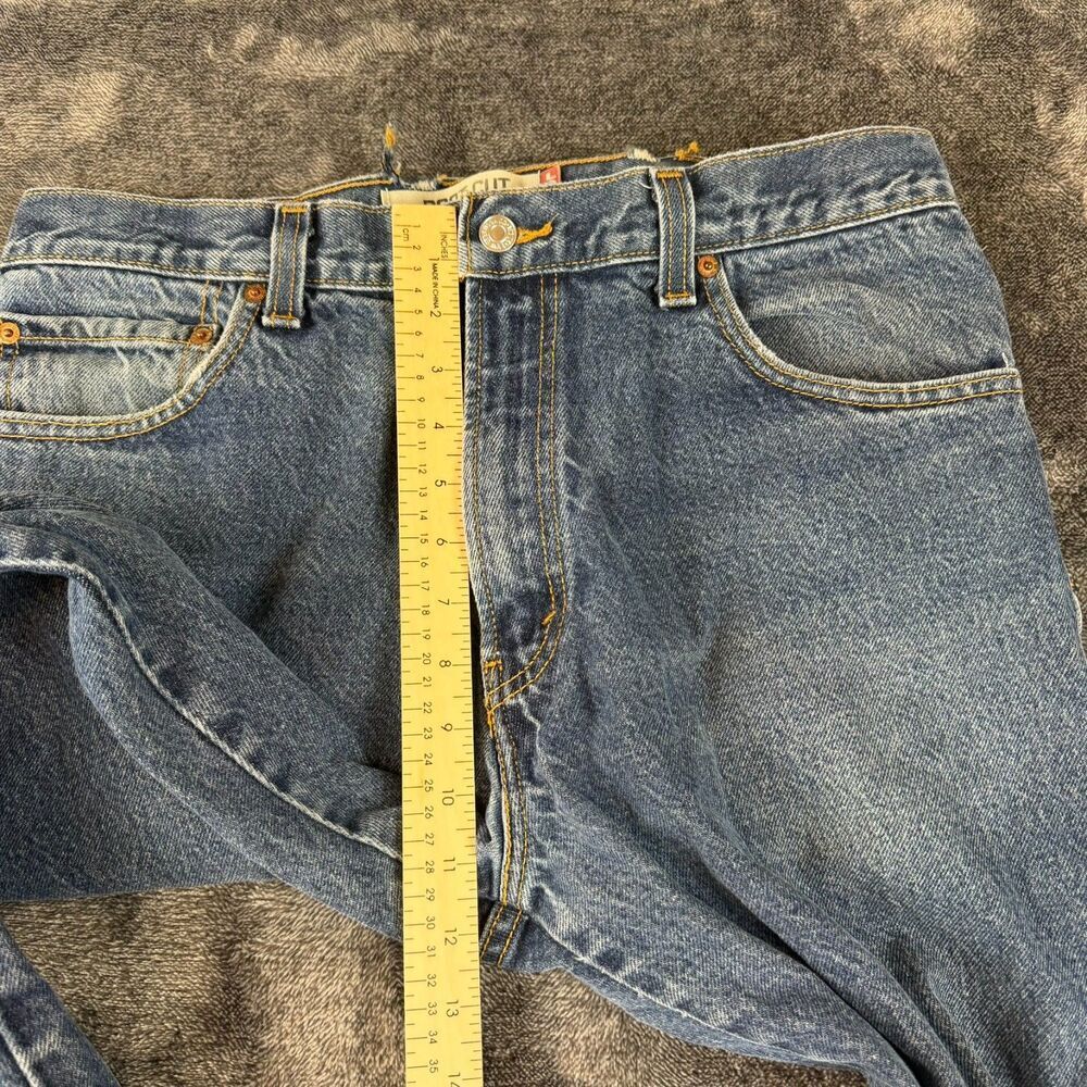 Levi's 517 Bootcut Blue Denim Jeans Men's 34X32 (33X31) Cowboy Western - Picture 7 of 13